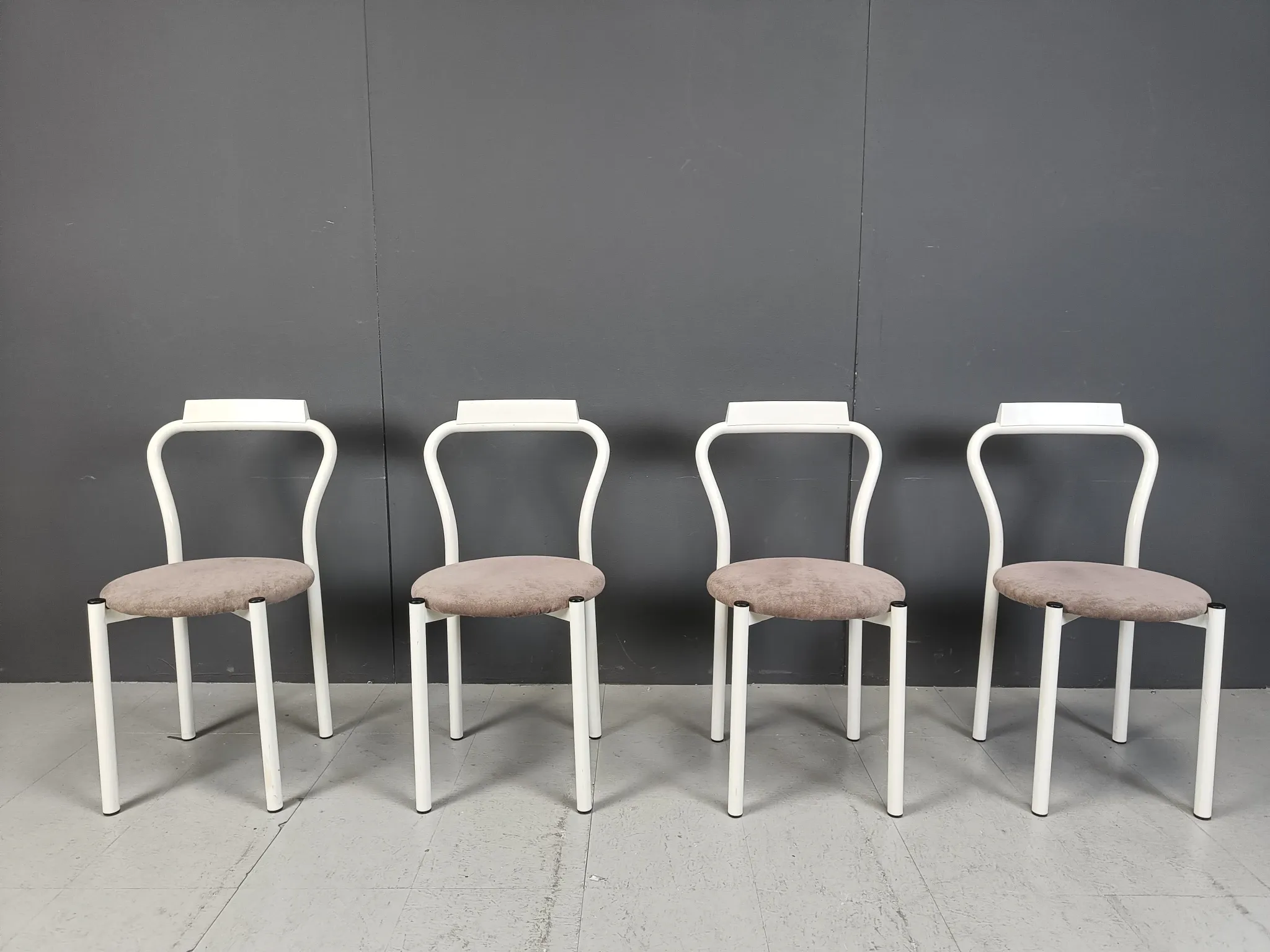 Vintage dining chairs by Calligaris, 1980s