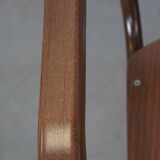Set of 2 Thonet model S43 dining/side chairs with armrests