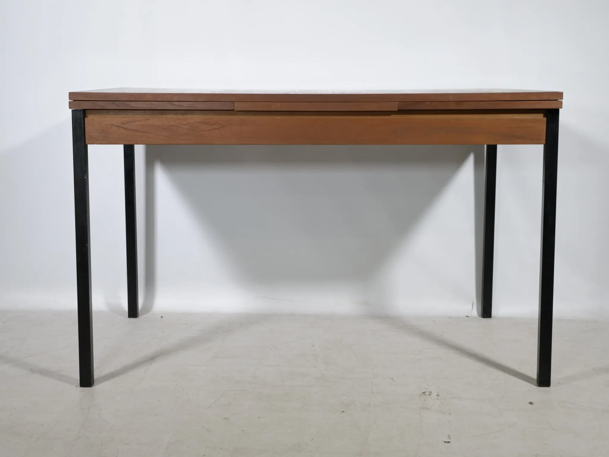 Mid Century Extendable Dining Table in Teak, 1960s