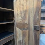 Napoleon III style wardrobe in solid walnut, 19th century