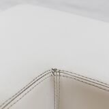 Throw Away sofa by Willie Landels for Zanotta 1965 in white vinyl