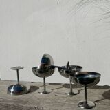 5 stainless steel cups