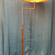 Floor lamp, art deco reader 1930 rosewood