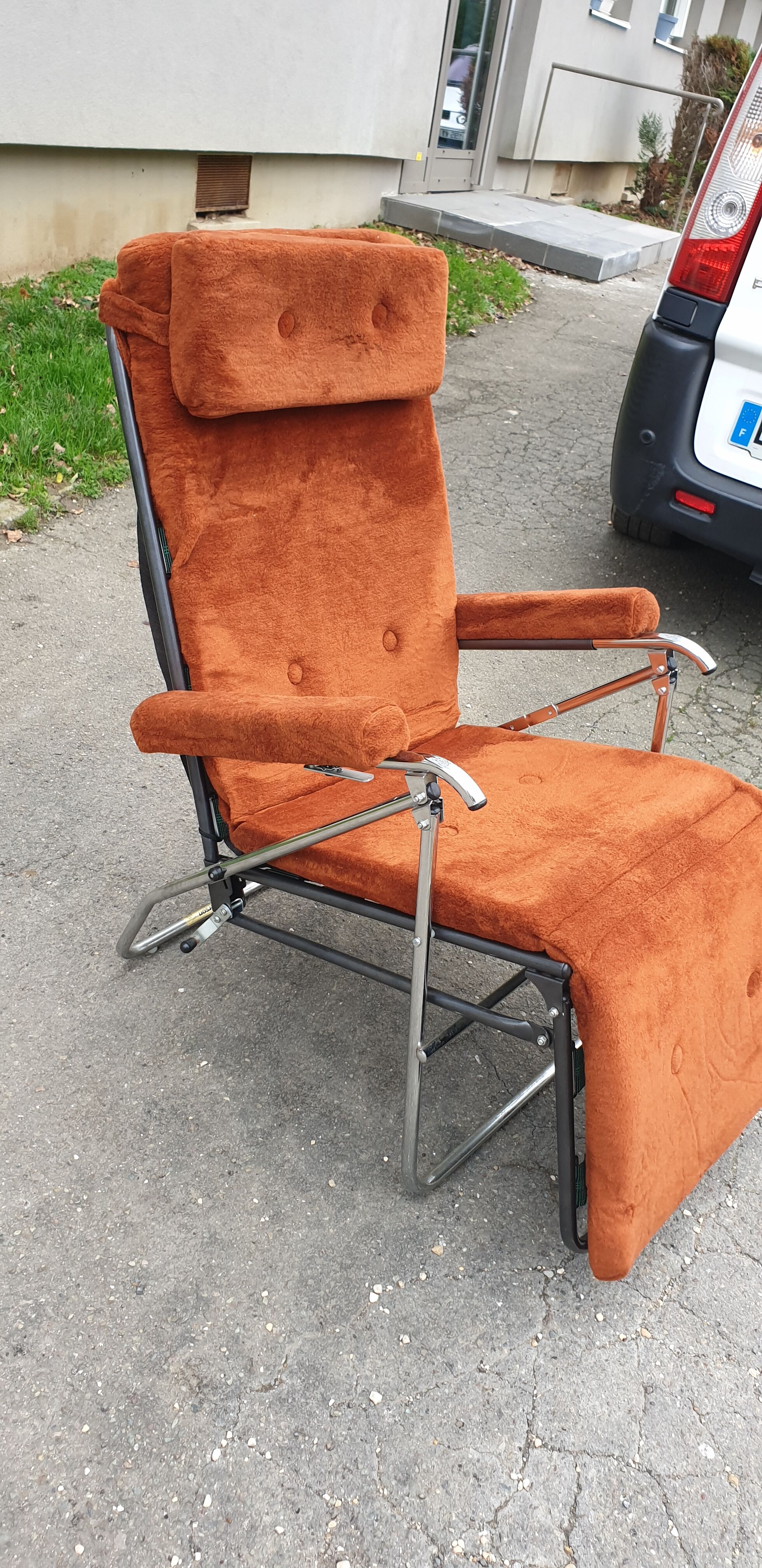 Vintage Folding Armchair by Pierson