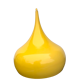 Suspension lamp yellow metal