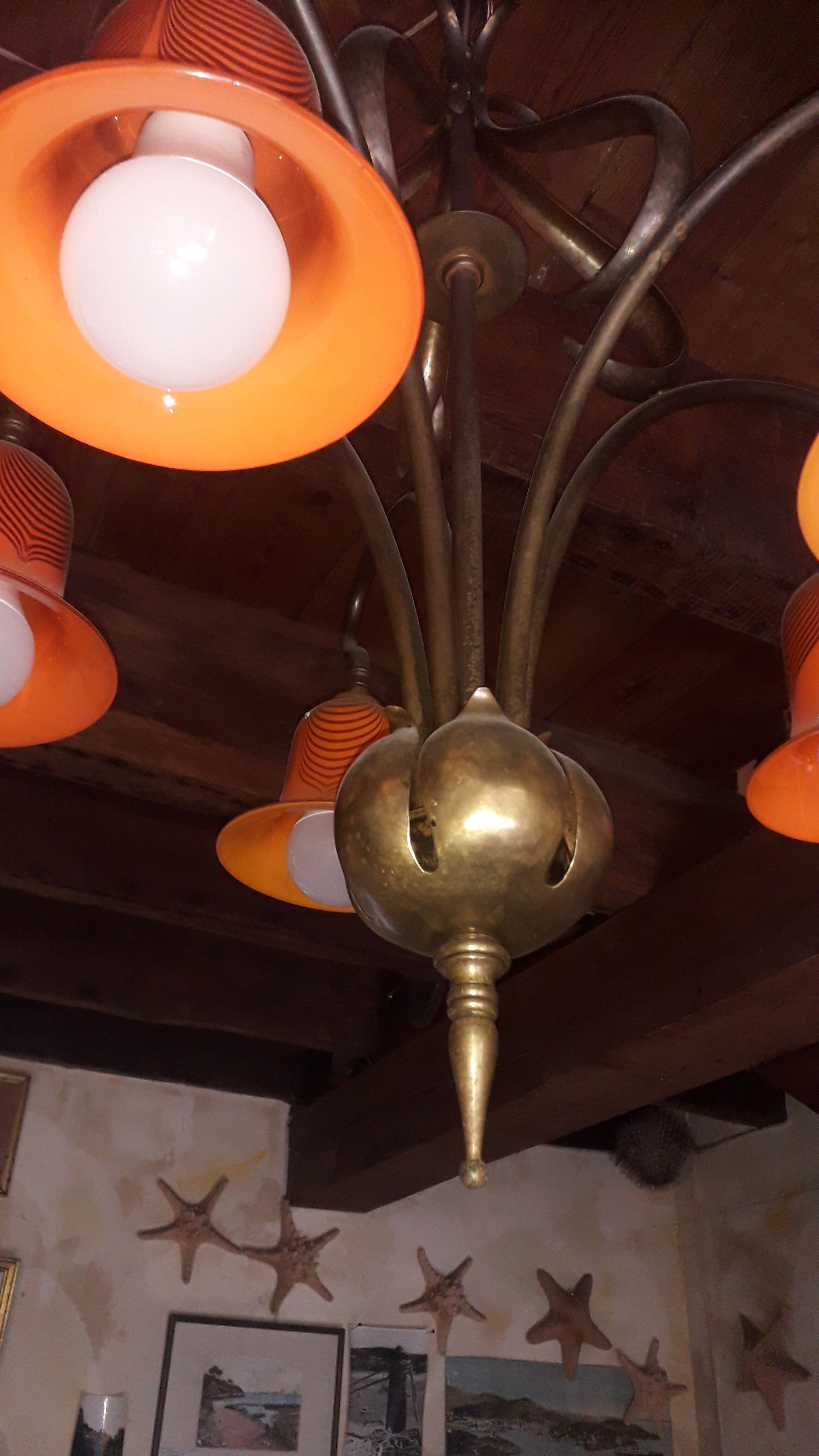 Art nouveau chandelier austria