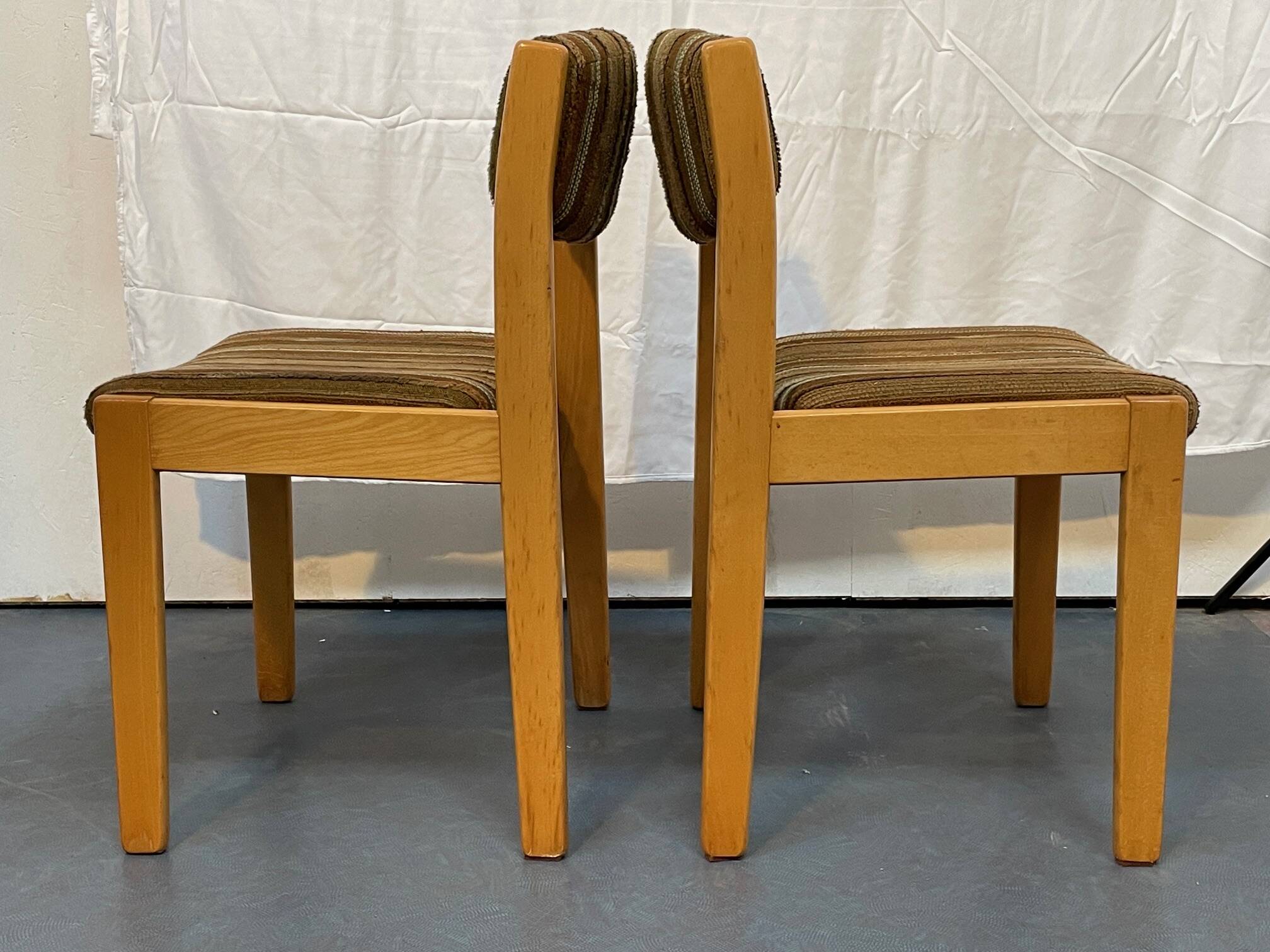 4 chaises vintage années 70