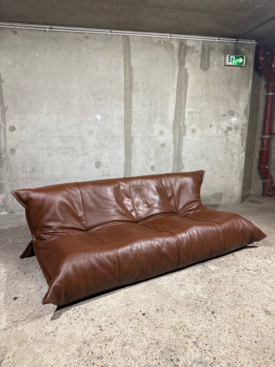 Yoko 3-seater sofa in Brown – Michel Ducaroy for Ligne Roset