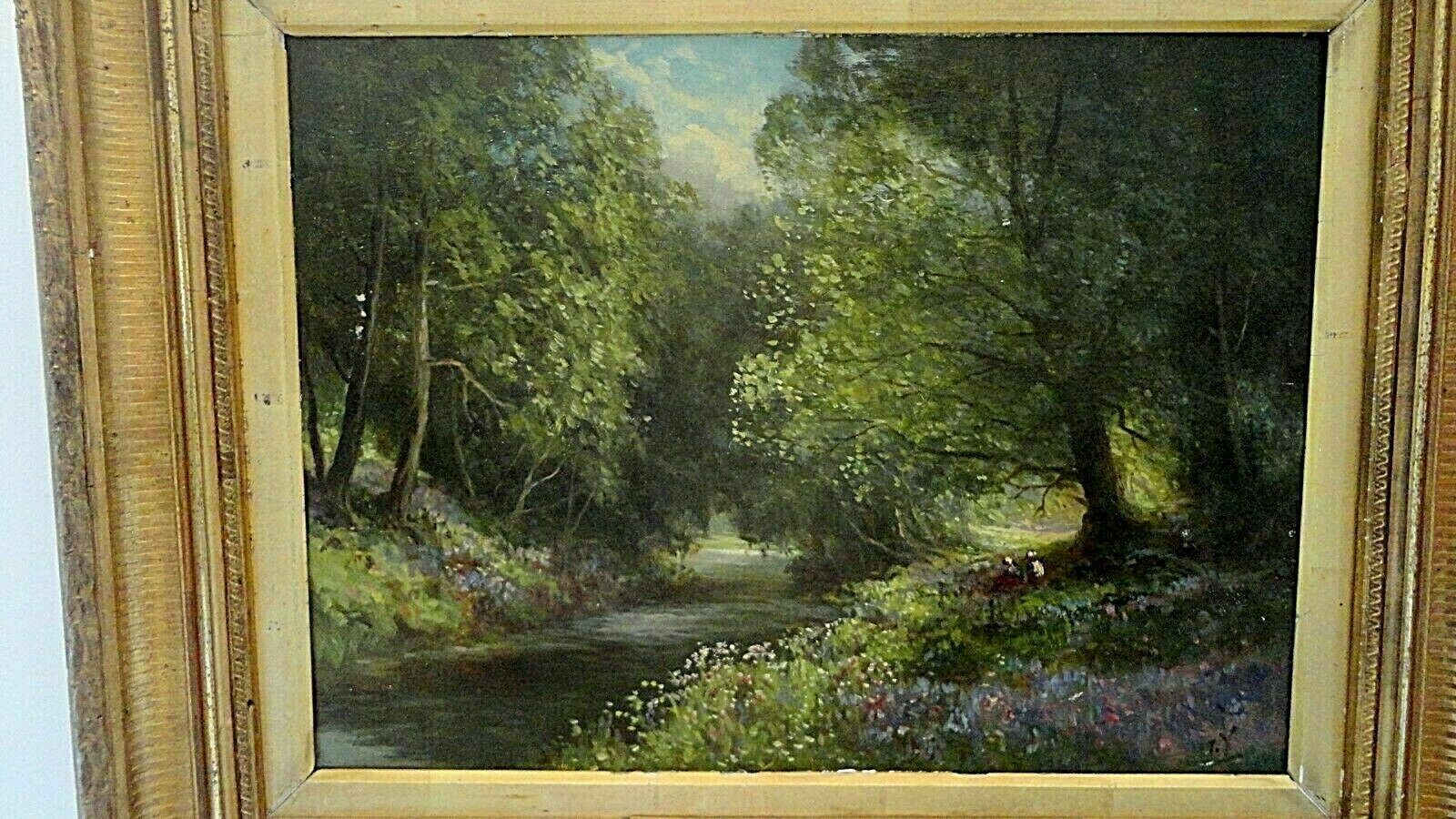 Oil on canvas impressionism england Yarwood