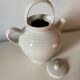 Antique Digoin earthenware teapot