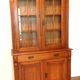 Two-piece sideboard in varnished pine