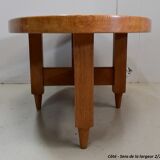 Table de salon en chêne massif, par R. Guillerme et J. Chambron, éditions « Votre Maison » 1960