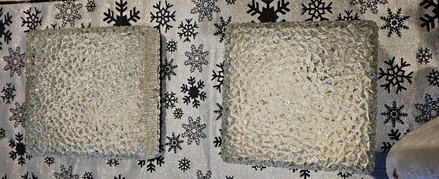 Set of 2 Holophane ceiling lights