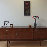 Modernist long sideboard of the 1970s