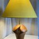 Vintage Brutalist Wooden Lamp 1970s-80s Freeform