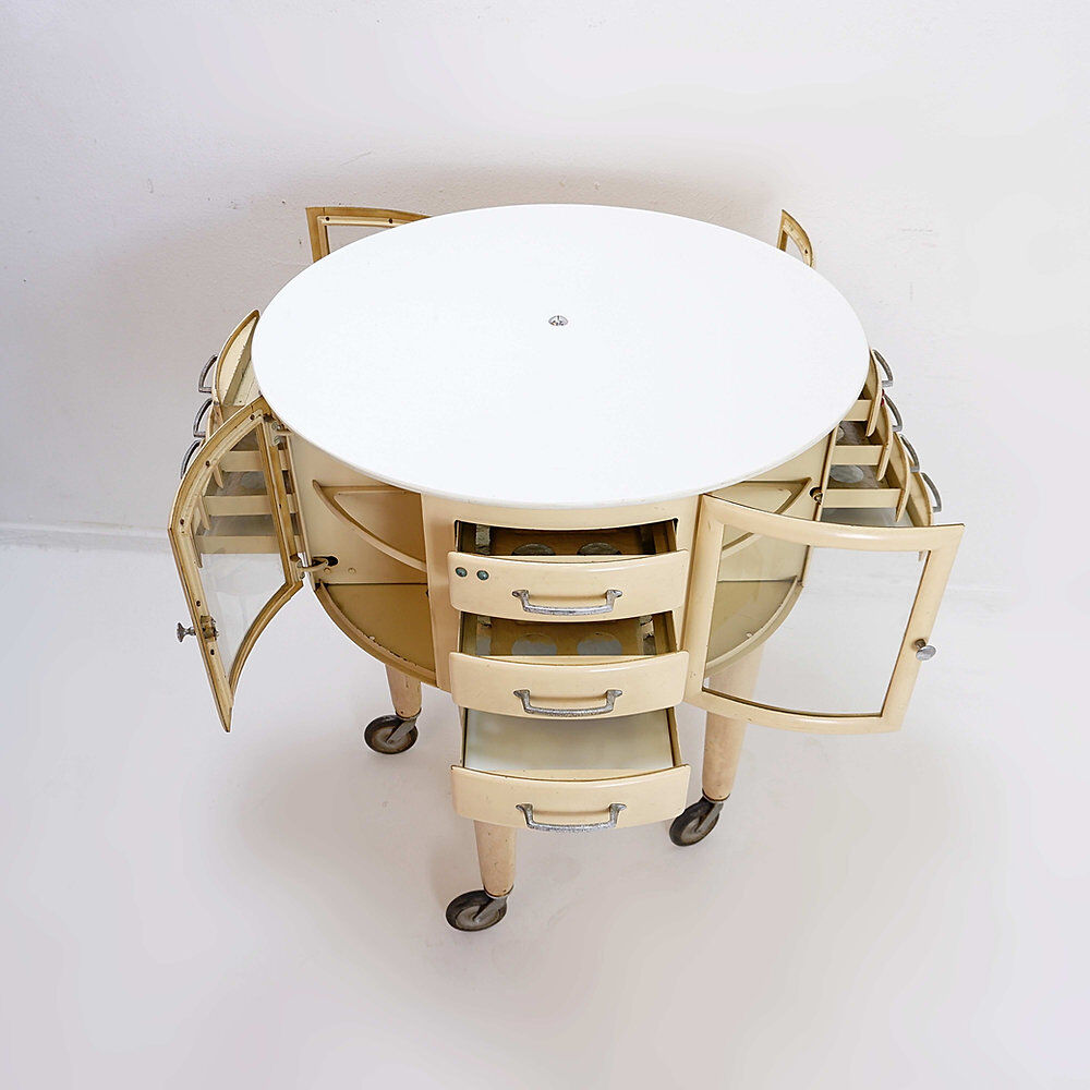 Rotating dentist's cabinet Girator by Leon Martin - Paris, early 1950s