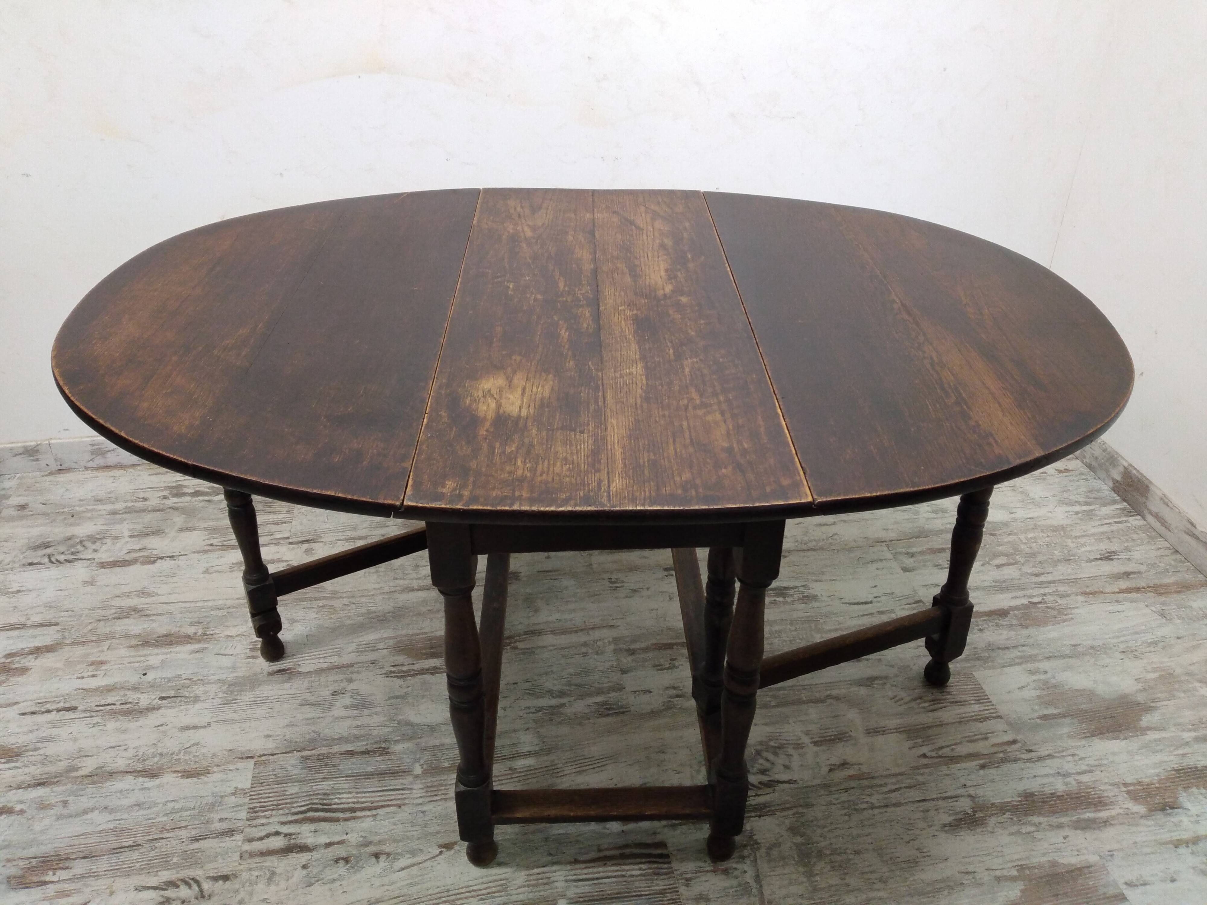 Table à rabats ancienne