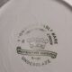 Antique Ironstone Tableware ceramic dessert plate. Patented design