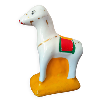 Glazed ceramic horse