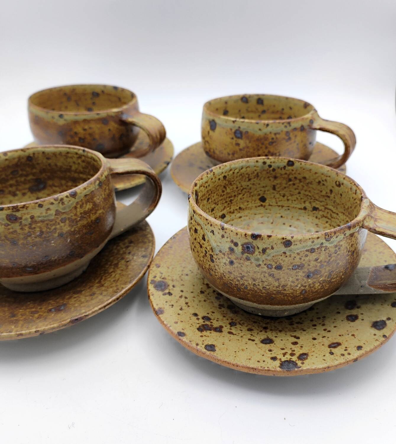 4 stoneware cups by Charles Gaudry