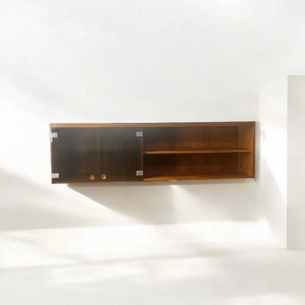 Canapé / canapé vintage en cuir noir martin stoll