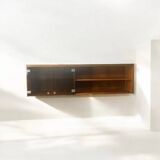 Canapé / canapé vintage en cuir noir martin stoll