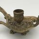 Solid Brass Hand Candle Holder