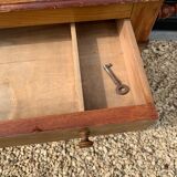 Louis-Philippe walnut vanity unit