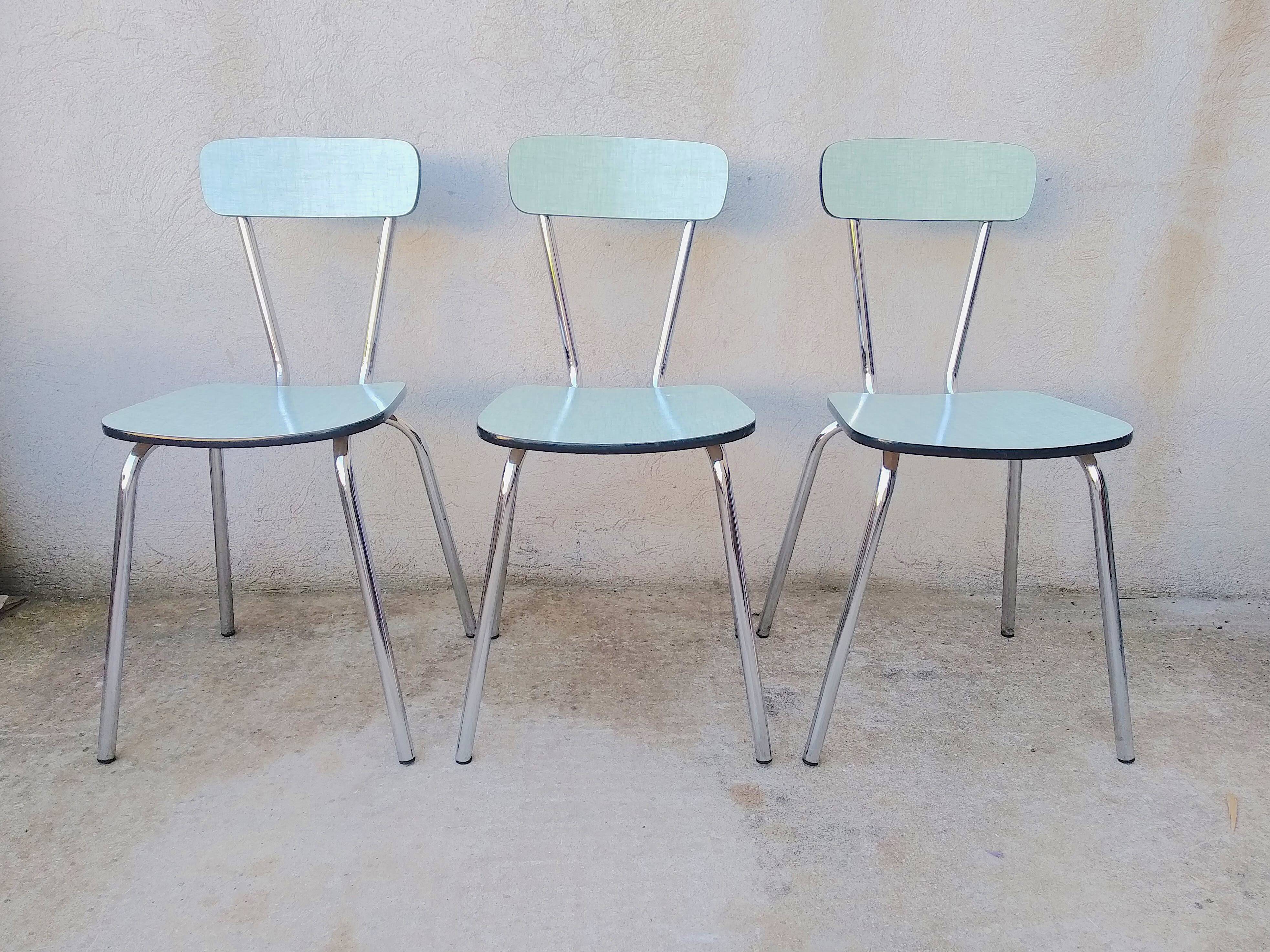 Set of 3 Formica chairs