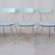 Set of 3 Formica chairs