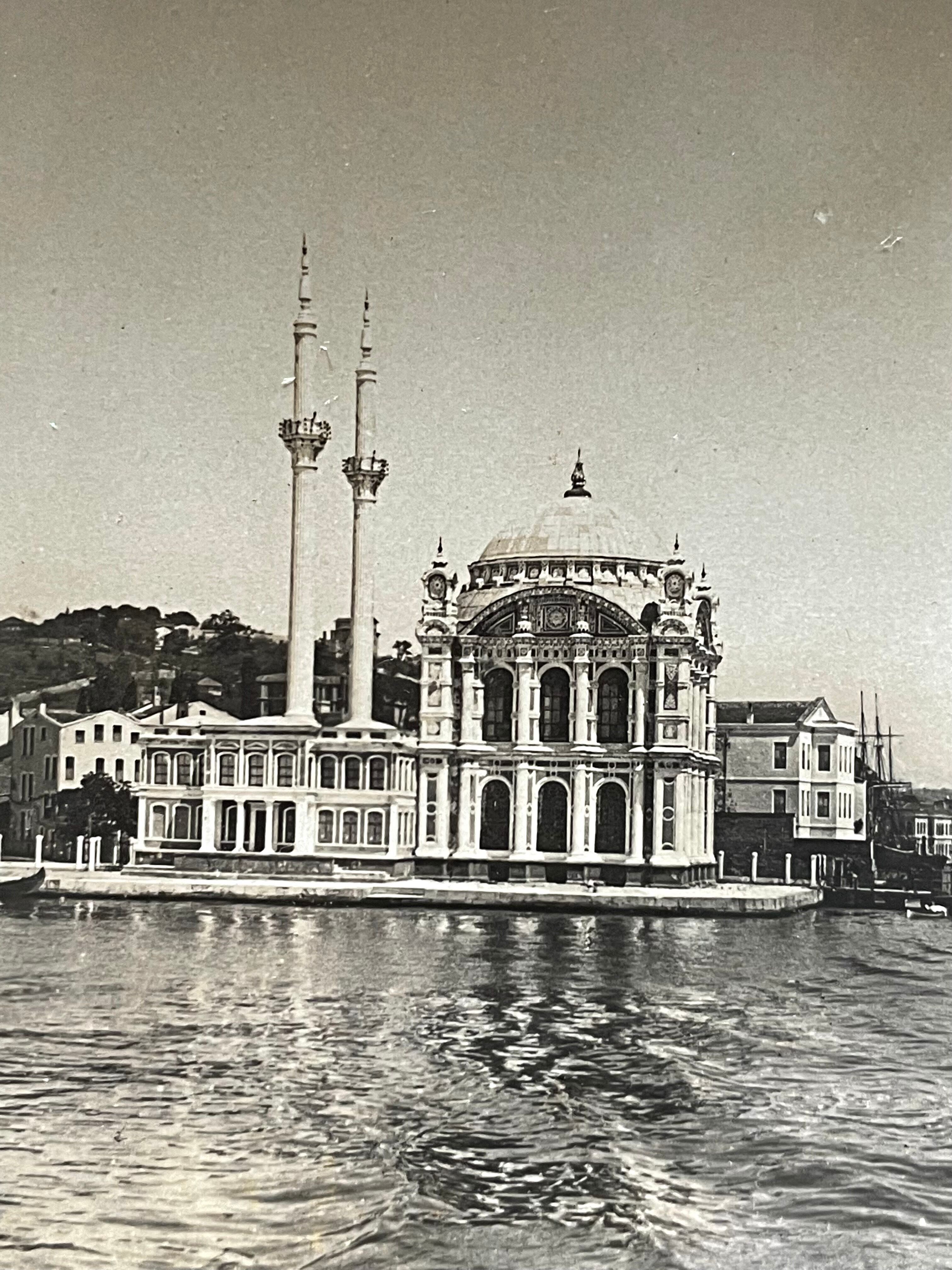 Old photography stereo, stereograph, luxury albumine 1903 Constantinople, Turkey