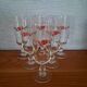 6 Luminarc champagne flutes from the 1970s.