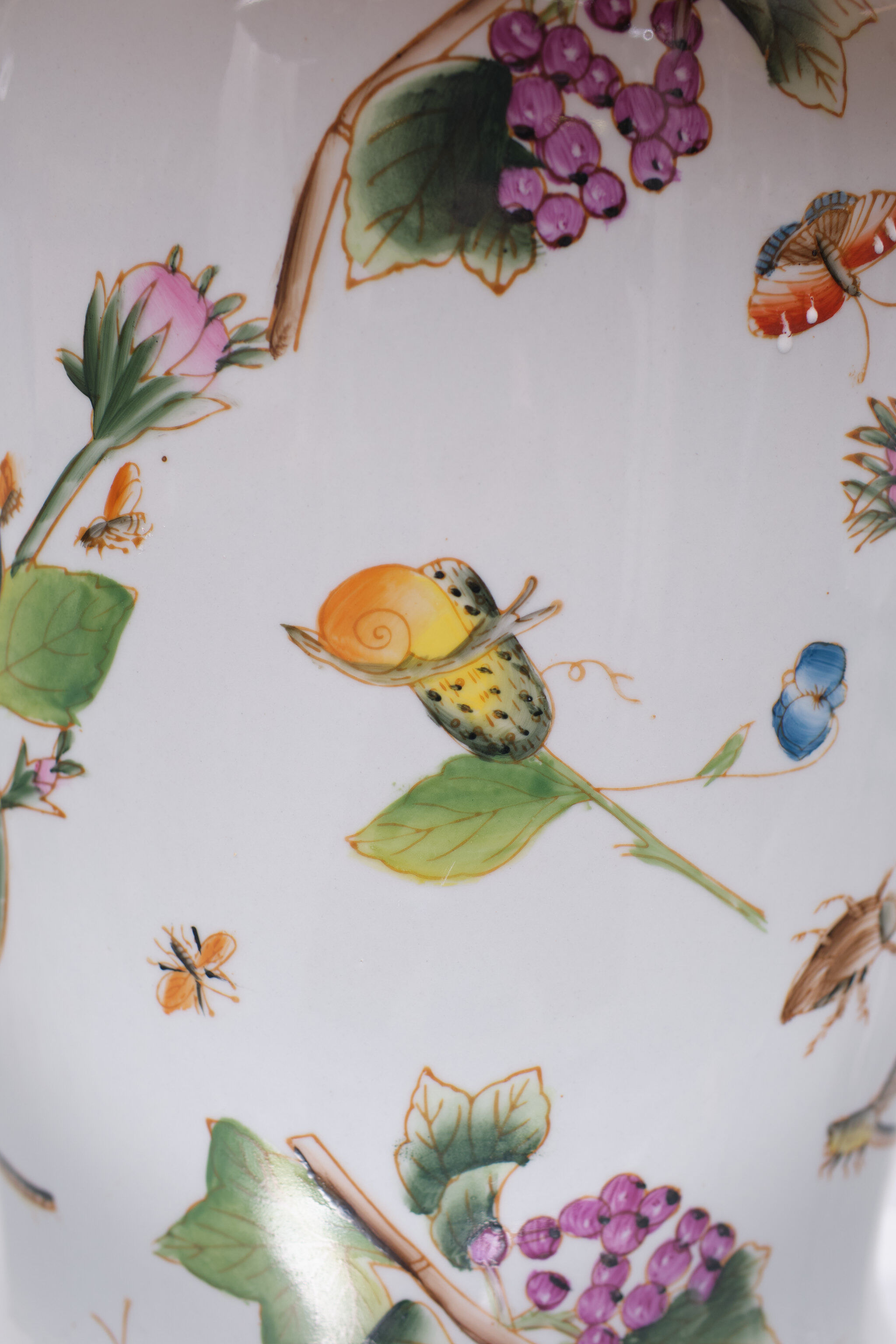 Classic hand-painted table lamp, germany