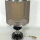 Space age Table lamp in chrome and lacquer. Italy 1970s