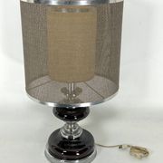 Space age Table lamp in chrome and lacquer. Italy 1970s