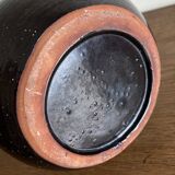 Robert Picault ceramics, black glazed earthenware, 1960