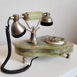 Old marble telephone