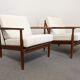 Pair of Danish teak armchairs from the 50s/60s