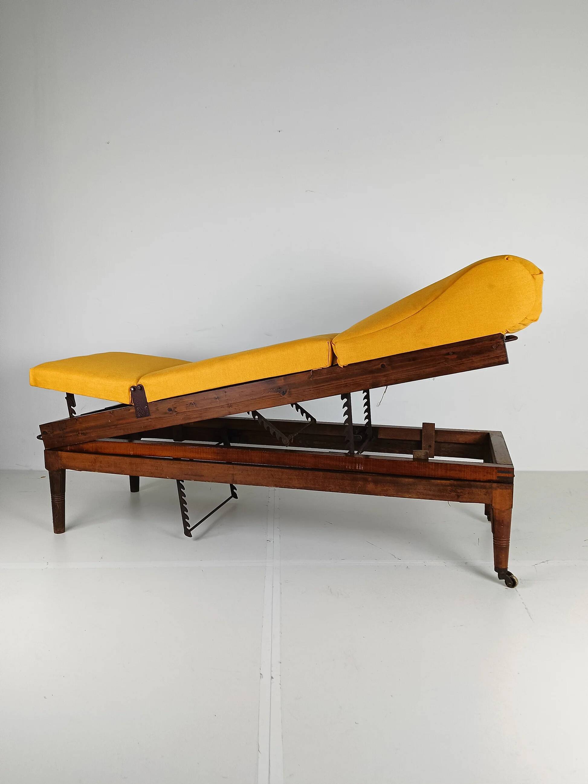 Antique English military hospital bed