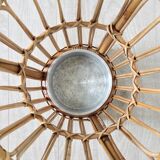 Vintage rattan umbrella door