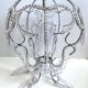 Lampshade hat chandelier pendant ceiling light decorative lamp with pearls and tassels