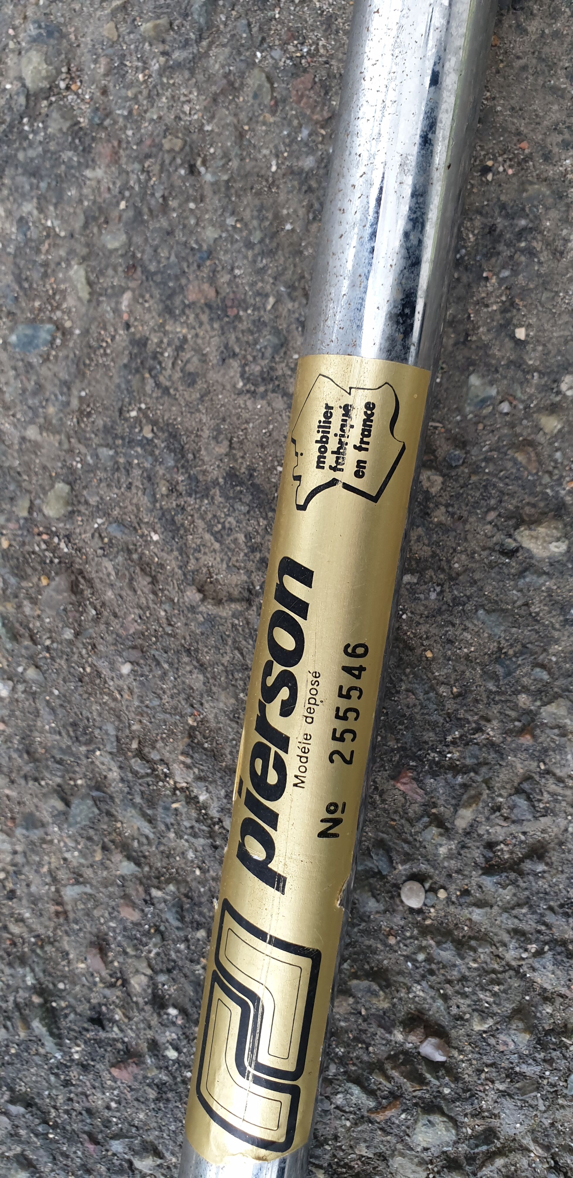 Vintage Folding Armchair by Pierson