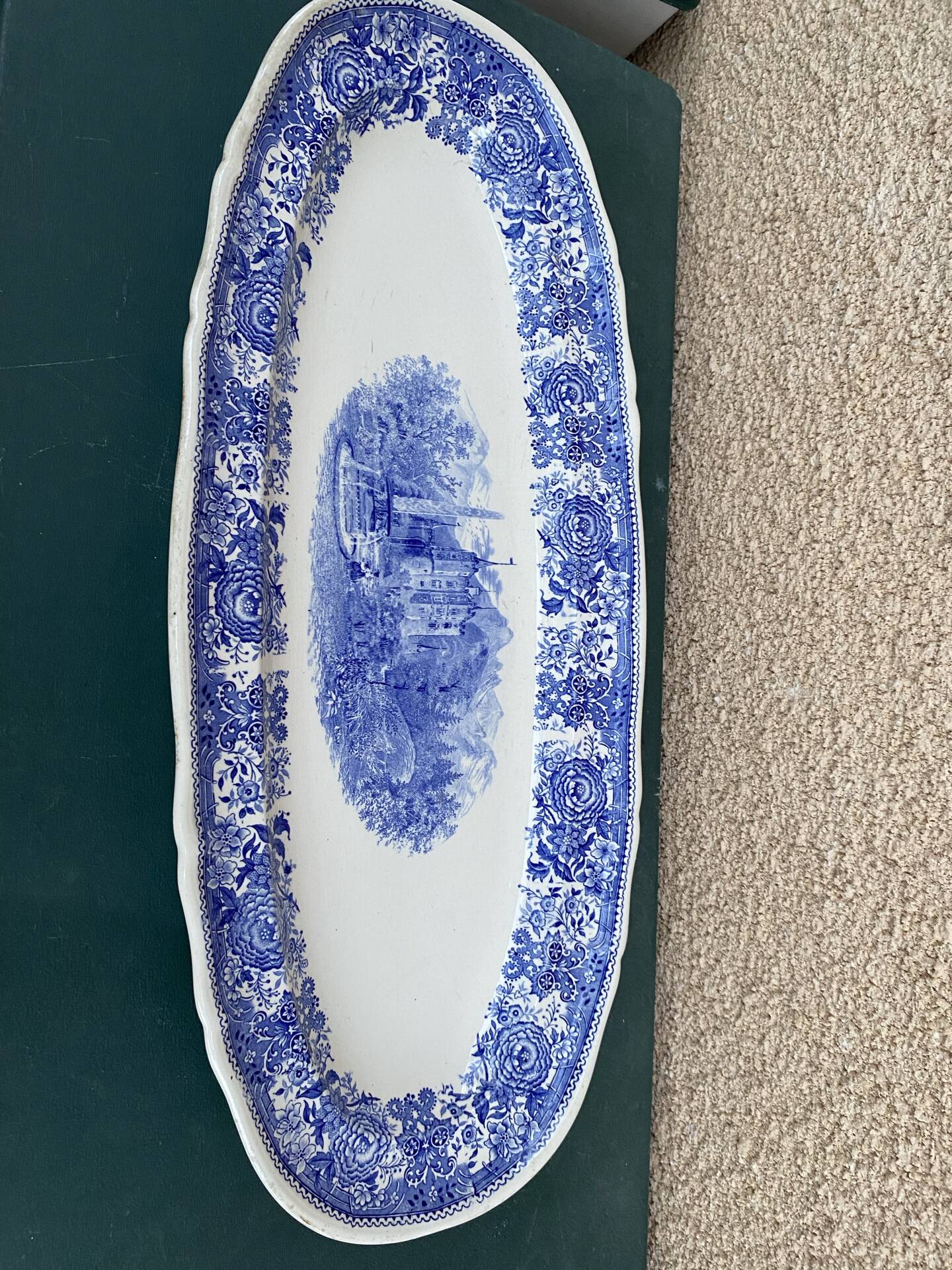 Grand Plat à Poisson Vintage – Villeroy & Boch "Burgenlan