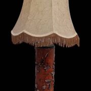 Rouleau d'imprimerie monté en lampe