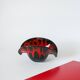 Vallauris style black and red ceramic pocket tray 1970