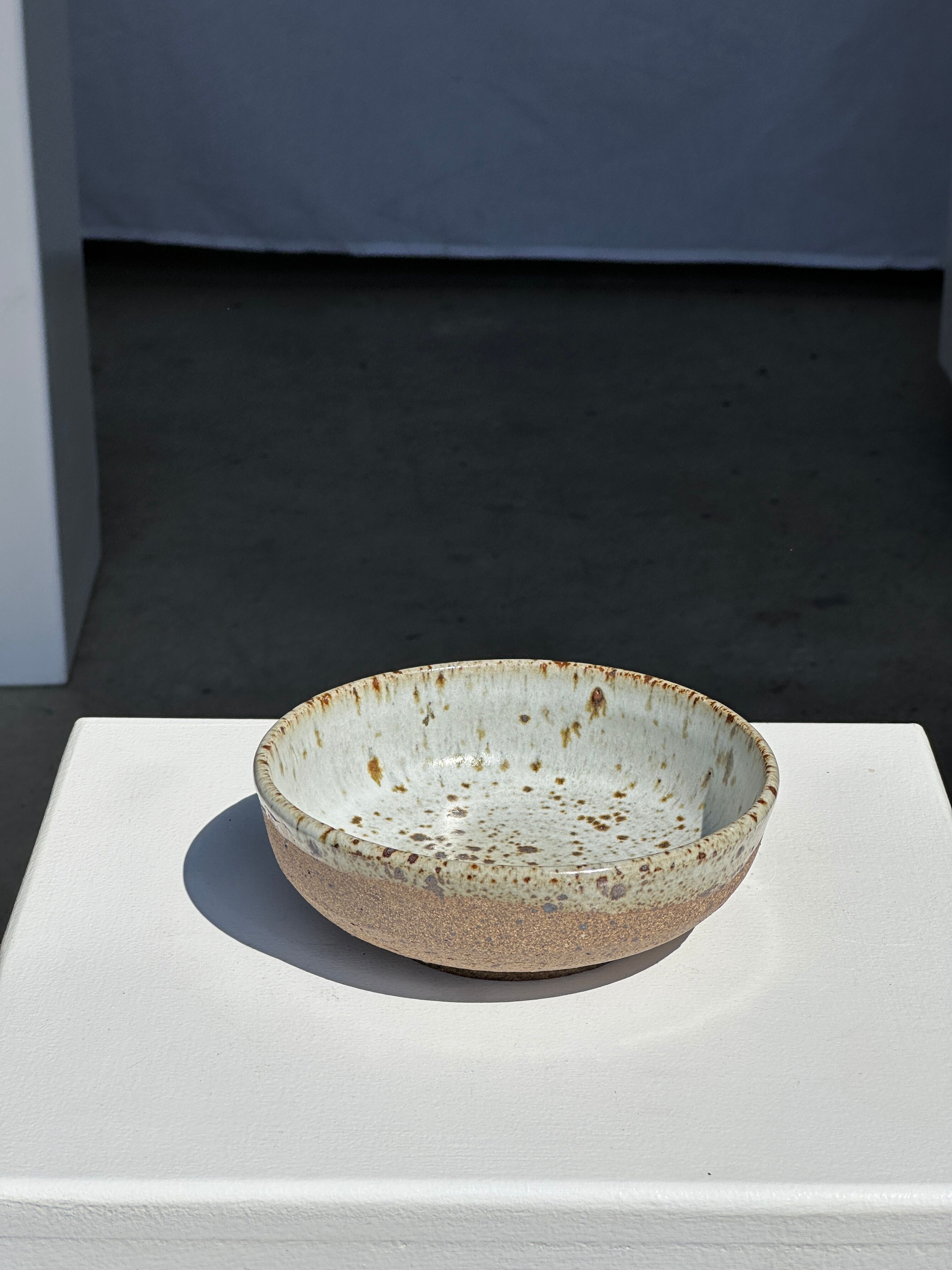 Bol en céramique moucheté et brun mat