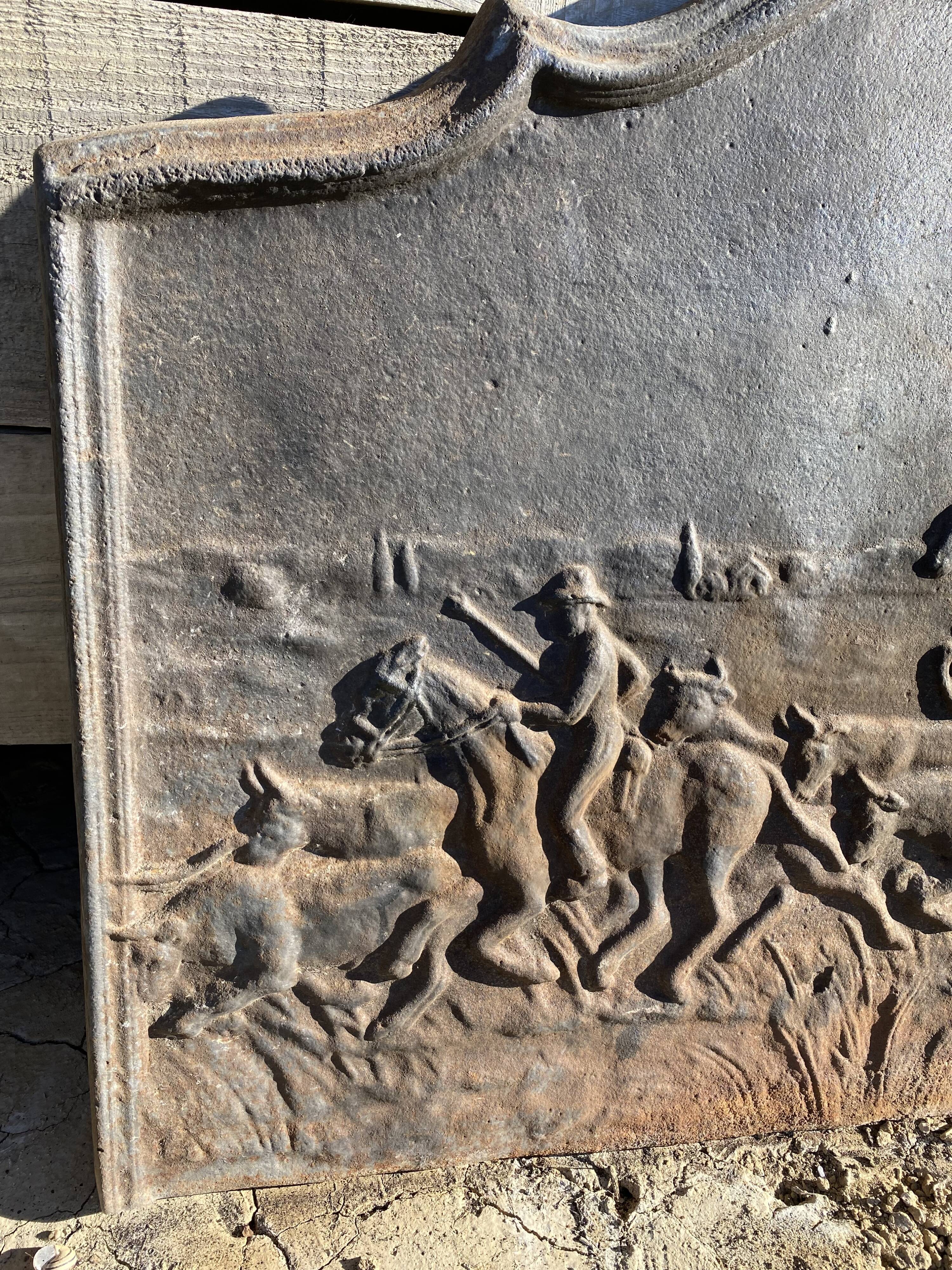 Fireplace plate Camargue Arlesian