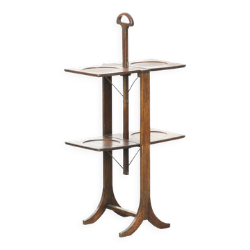 English side table made of oak from the late 19th / early 20th century