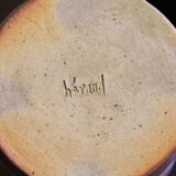 Glazed stoneware cylinder vase by Robert Héraud