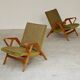 Pair of armchairs restored by Frantisek Jirak for Tatra Nabytok 1960